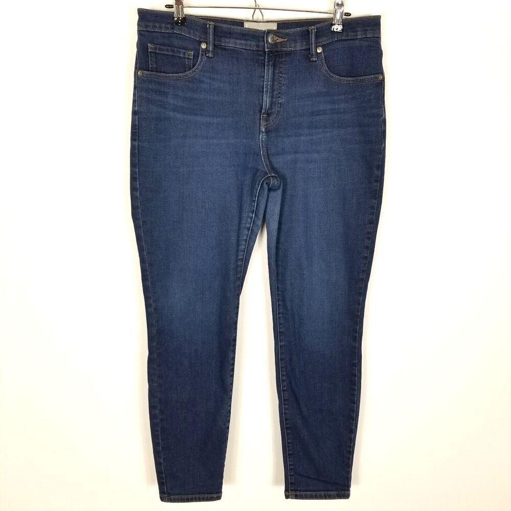 Everlane Women‎ Skinny Jeans Size 32 Reg Blue High rise Denim
